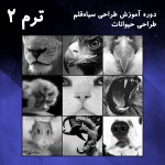 آموزش نقاشی سیاه قلم، ترم 02 آموزش طراحی اجزای بدن حیوانات بخش دوم