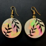گوشواره گرد شاخه سیاه