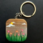 جاکلیدی چوبی باغ شکوفه