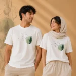 تیشرت نقاشی پرواز سبز